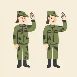 Military Clothing Illustration