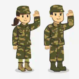 Military Clothing Illustration