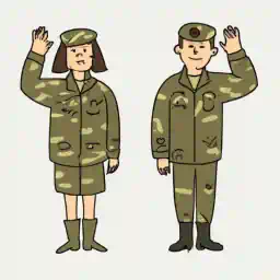 Military Clothing Illustration