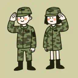 Camouflage Clothing Illustration